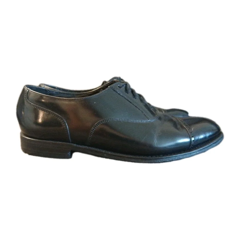 Florsheim Mens Black Leather Cap Toe‎ Oxford Dress Shoes 20382 Size 8.5 D
